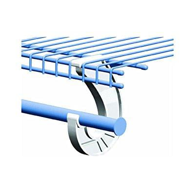 White ClosetMaid 5629 Support for SuperSlide Hanging Bar 
